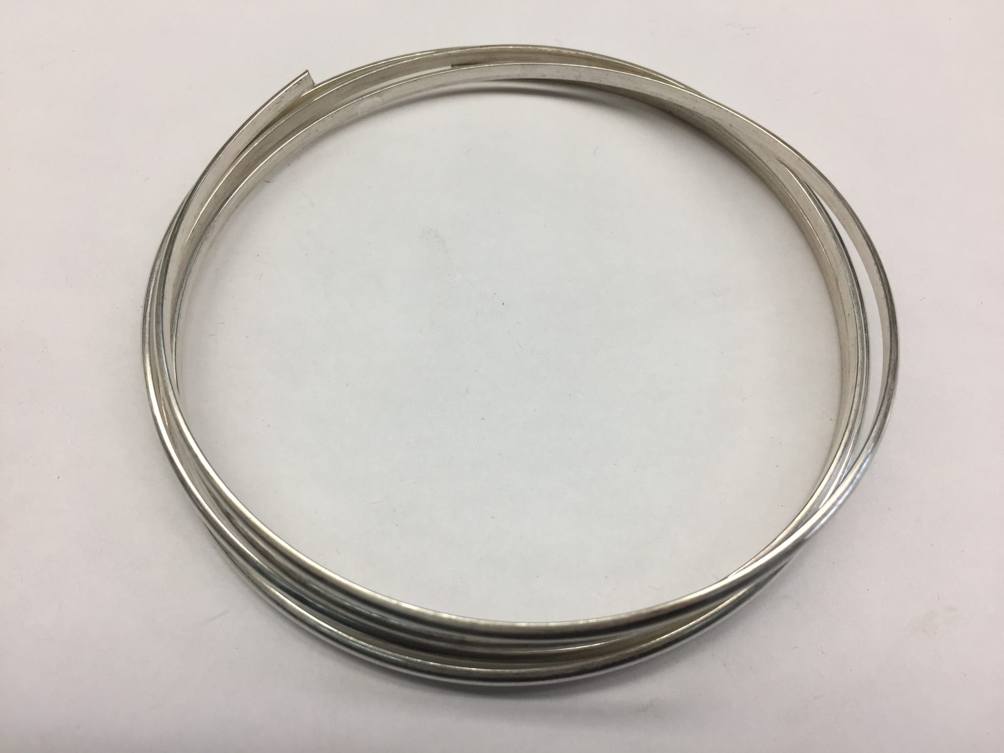 Nickel Silver Half Round Wire (14ga) T.B. Hagstoz & Son, Inc.